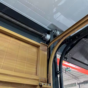 <span class=keywords><strong>Porte</strong></span> <span class=keywords><strong>de</strong></span> <span class=keywords><strong>garage</strong></span> <span class=keywords><strong>sectionnelle</strong></span> <span class=keywords><strong>motorisée</strong></span> en aluminium texturé bois moderne 16x7, facile à installer - Product Image 6