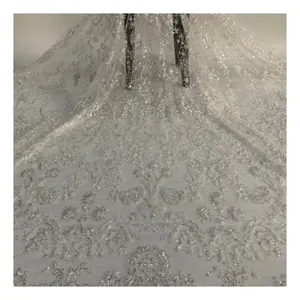 कढ़ाई अमेरिकी Tulle कपड़े के लिए प्रीमियम गुणवत्ता शादी Tulle दुल्हन की पोशाक स्कर्ट