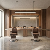 Lampe suspendue linéaire LED moderne pour salon, salon de coiffure et projets d'aménagement intérieur