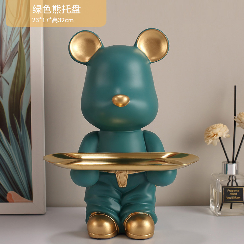 Bandeja Oso Verde Mediana