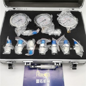 Ensemble de 3 manomètres hydrauliques pour excavatrice, instrument de mesure de la pression hydraulique - Product Image 3