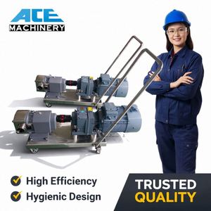 ปั๊มโรเตอร์แบบปีกเดี่ยว Ace 15 แรงม้า 11 กิโลวัตต์ ทำจากสแตนเลส SS304 SS316L สำหรับถ่ายโอนของเหลวที่มีความหนืดสูง - Product Image 6