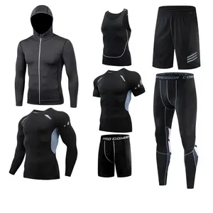 Mens Athletic Set-Manga Curta Hoodies Sportswear Fatos Roupas