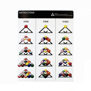 Support de rangement triangulaire pour boules de <span class=keywords><strong>billard</strong></span> 8, 9 ou 10 boules, taille 57,2 mm, pour snooker et <span class=keywords><strong>billard</strong></span> - Product Image 6
