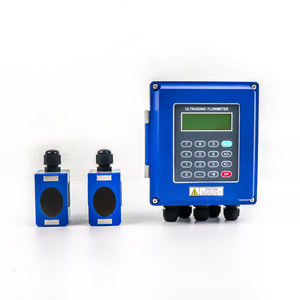 Atex 4g Din100 Débitmètre de liquide à ultrasons <span class=keywords><strong>portable</strong></span> Ip65 Rs485 Pince de batterie sur débitmètre d'eau à ultrasons mural - Product Image 6