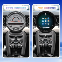Autoradio Android pour BMW Mini Cooper R56 R60 2007-2016, Carplay sans fil, navigation GPS, lecteur multimédia vidéo, unité principale