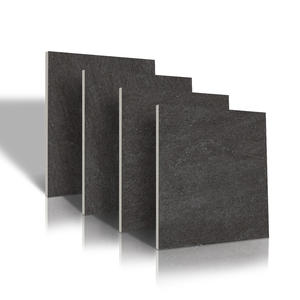 Piastrelle in Gres Porcellanato Effetto <span class=keywords><strong>Ardesia</strong></span> Nero Opaco Antiscivolo 600x600 per Pavimenti di Casa, Soggiorno, Ingresso e Ristrutturazioni - Product Image 3