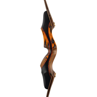Arc de chasse en bois démontable Actionwood de 60 pouces avec branches en bambou, fabriqué par un fabricant d'articles de tir à l'arc