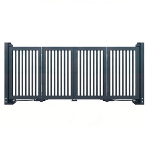 Puertas <span class=keywords><strong>de</strong></span> Entrada Automáticas para Casas, Puerta Eléctrica Automática Grande para el Hogar, Puerta Plegable Suspendida con Motor - Product Image 4