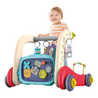 Tapis de jeu 2in1 pour bébé jeu éducatif apprendre à marcher chariot trotteur pour bébé
