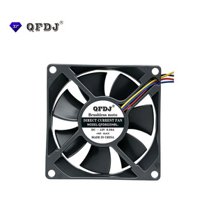 Ventilador de CC sin Escobillas de 80 mm y 12 V, Serie FG, Control PWM, Montaje en Chasis, Alto Flujo de Aire, Ventilador de Refrigeración 8025 - Product Image 4