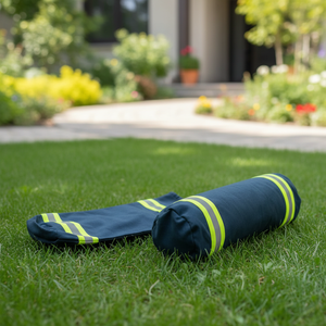 <span class=keywords><strong>AYON</strong></span> 6,8L FR Baumwolle Marineblau/Orange Luftzylinder-Tragetasche mit Reflektorstreifen zum Tragen und Schützen des Tanks - Product Image 1