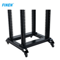 Armoire réseau 4 poteaux 19 pouces 42U, rack de serveur à cadre ouvert