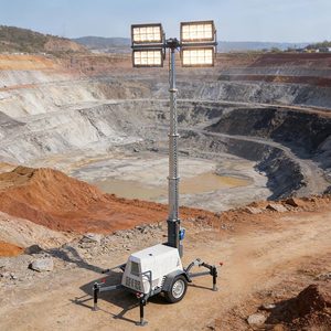 Tour d'éclairage solaire mobile économique pour les zones hors réseau et les emplacements isolés - Product Image 2