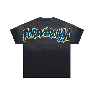 Camiseta <span class=keywords><strong>de</strong></span> Manga Corta DUAA para <span class=keywords><strong>Hombre</strong></span>, Estilo Casual, con Estampado <span class=keywords><strong>de</strong></span> Letras con Pedrería, Nueva Moda <span class=keywords><strong>de</strong></span> Verano - Product Image 2