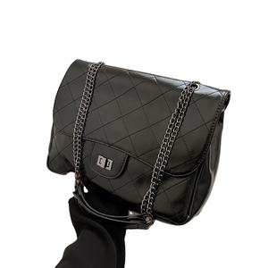 2022 Ele Classicสุภาพสตรีของแท้หนังMessenger<span class=keywords><strong>กระเป๋า</strong></span>ถือเดี่ยวความจุขนาดใหญ่ไหล่กระเป๋าสําหรับสตรี - Product Image 6