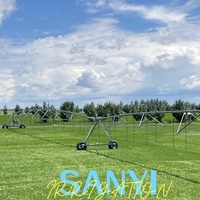 Prix d'usine Centre d'irrigation solaire mobile à pivot Système d'irrigation à pivot pour une utilisation agricole de 30ha
