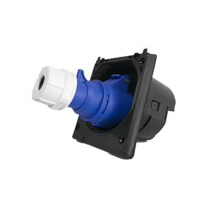 Entrada de Corriente de 16A, IP44, Impermeable, Material ABS, con Enchufe, Certificación CE, Blanca/<span class=keywords><strong>Negra</strong></span>, para Sistemas Eléctricos de Autocaravanas, Caravanas y Campers - Product Image 2