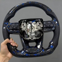Volant en fibre de carbone forgé pour Toyota Land Cruiser LC200 LC300 LC79 LC70 LC76 FJ70 FJ79 FJ200 Prado Hilux N70 N80