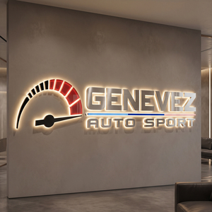 Signalétique intérieure pour hôtel, bureau, panneau LED personnalisé, logo d'entreprise pour réception, lettres 3D éclairées, enseigne rétroéclairée pour entreprise - Product Image 2
