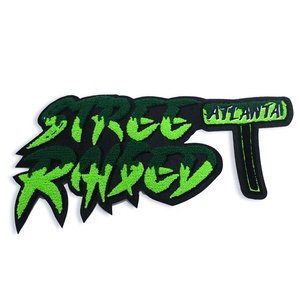 แพทช์ปักลายเชนิลล์แบบรีดติดเอง พร้อมตกแต่งด้วยลูกไม้ สำหรับ<span class=keywords><strong>เสื้อผ้า</strong></span> กระเป๋า หมวก ของขวัญ-<span class=keywords><strong>สัญลักษณ์</strong></span>เงินสด - Product Image 4