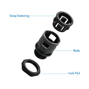 JAR Kabels chutz rohre Wellrohr adapter PG Feuer beständige UL-zugelassene elektrische Rohr verschraubungen - Product Image 4