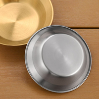 Bol à salade en acier inoxydable grande capacité, doré et argenté, pour soupes coréennes, riz, nouilles, ramen – Vaisselle de cuisine, récipient alimentaire