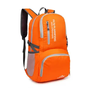 Mochila de viagem resistente à água para caminhadas, leve e dobrável, equipamento ultraleve para acampamento ao ar livre, essencial de 40L