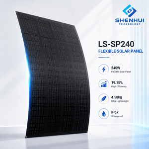 Pannello Solare Fotovoltaico 240W, Pannello Solare Flessibile, Modulo Fotovoltaico Monocristallino, Sistema di Pannelli Solari per Energia Domestica - Product Image 2