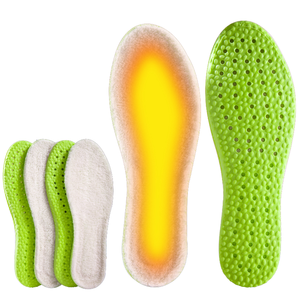 Semelles intérieures pour chaussures d'hiver en laine douce et chaude, antibactériennes et désodorisantes, pour l'intérieur et l'extérieur - Product Image 1