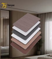 Panneaux muraux en PVC WPC avec placages de bois de charbon de bambou, modernes, ignifuges, imperméables, insonorisants, écologiques, pour le commerce et le divertissement