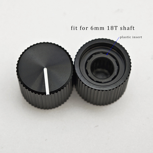 OD 15mm Solid Aluminum <strong>Guitar</strong> <strong>Knob</strong> Effect Pedal Potentiometer Encoder <strong>Knob</strong> 6mm 0.25" 6.35mm Smooth Knurled and D Shaft <strong>Knob</strong> - Product Image 4