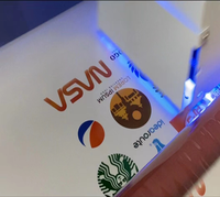 Plusjet stiker transfer I1600-u1 XP600 3 buah label kristal film ab uv dtf film cetak logo printer mesin stiker uv