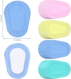 แผ่นปิดตาเด็ก 4 กล่อง/80 ชิ้น แผ่นปิดตาแบบมีกาวสีสันสดใส ระบายอากาศได้ดี แผ่นปิดตาสำหรับสายตาขี้เกียจ 4 แบบ สำหรับอาการตาขี้เกียจและตาไขว้ - Product Image 1