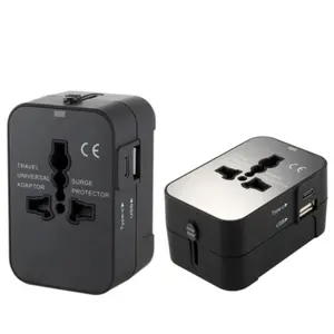 Reise adapter mit Typ C und USB A-Anschluss Stromrichter Wand ladegerät Netz stecker adapter mit zwei USB-Ladeans chl üssen