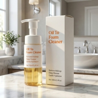 Nettoyant Visage Éclaircissant OEM 5% Niacinamide et Extrait de Papaye Fermentée, Nettoyant Moussant pour le Contrôle des Taches Brunes et des Imperfections, Soin de la Peau