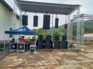 ระบบเสียงระดับมืออาชีพ DBK แบบครบวงจร ลำโพงไลน์อาร์เรย์คู่ สำหรับงานกลางแจ้ง ระบบเสียง PA ระดับมืออาชีพ - Product Image 5