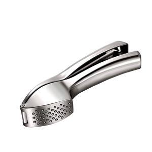 Premium Stainless Steel Metal 3-Piece Eco-Friendly Garlic <b>Press</b> Crusher Set Mincer - Product Image 1