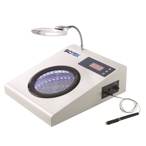 Compteur de colonies bactériennes SCITEK 3x, plage de comptage 0~999, consommation de lampe 50W pour laboratoire - Product Image 1