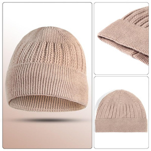 Bonnets respirants sur mesure pour adultes, ajustement confortable, tissu léger, couleur unie, bonnets chauds pour l'hiver - Product Image 3