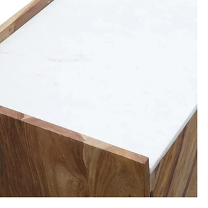 ตู้วางทีวี Jodhpuri Woods Karauli ทำจากไม้เนื้อแข็ง ชุดเฟอร์นิเจอร์เพื่อความบันเทิง งานแฮนด์เมด สำหรับห้องนั่งเล่น คอนโซลวางอุปกรณ์สื่อสาร ทนทาน สวยงาม - Product Image 3