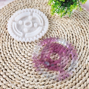 แม่พิมพ์หล่อเรซินแฮนด์เมดสไตล์ INS อุปกรณ์ตกแต่งแบบทำมือแผ่นรองถ้วยเกียร์ทำจากซิลิโคนอุปกรณ์ทำเค้ก X0285 - Product Image 6