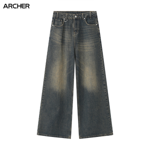 Pantaloni da <span class=keywords><strong>Uomo</strong></span> Retrò Larghi di Alta Qualità Personalizzabili con LOGO <span class=keywords><strong>Jeans</strong></span> <span class=keywords><strong>Baggy</strong></span> da <span class=keywords><strong>Uomo</strong></span> Pantaloni di <span class=keywords><strong>Jeans</strong></span> - Product Image 6