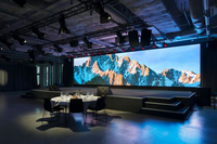 Prix du panneau de mur vidéo LED à pas fixe P1.8 1.8mm 2.5mm, écran d'affichage LED d'intérieur polychrome géant Smd P2.5