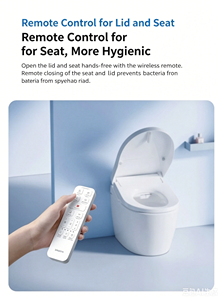 <span class=keywords><strong>Smartmi</strong></span> 2 PRO Édition Haut de Gamme Couvercle de Toilette Électrique à Induction Automatique Bidet Compatible avec l'Application Mijia Télécommande Couvercle de Siège de Toilette Intelligent - Product Image 6