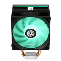 Refroidisseur d'air pour processeur Wanmisle 120 mm ARGB, 4 caloducs, 220 W TDP, ventilateur silencieux PWM, compatible Intel LGA 1700/1200/1151 et AM4, pour boîtier d'ordinateur de jeu PC