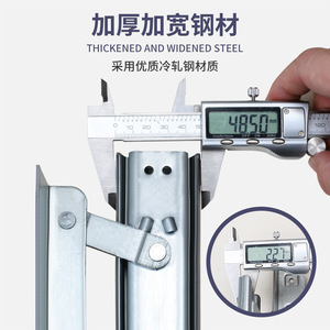 Upward Invisible Sliding Track Telescopic Desk <b>Side</b>-mounted Extension Lengthening Guide Rail Accessories for Kitchen Outdoor Use - Product Image 6