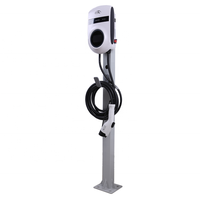 Estación de Carga para Vehículos Eléctricos AC, 16A 32A, Tipo 2, Estándar Europeo, Cargador EV con Funciones Completas OCPP 1.6j, 22KW 230V/400V, Nueva Energía