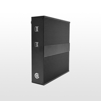 Mini PC de bureau personnalisé en alliage d'aluminium multi-interface avec connexion USB, alimentation et ventilateur, compatible Windows 11, en stock