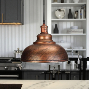 Contemporary Minimalist Metal LED Wrought Iron Chandelier Black <strong>Copper</strong> Silver Pot Lid <strong>Lamp</strong> Industrial Dining Restaurant Light - Product Image 2